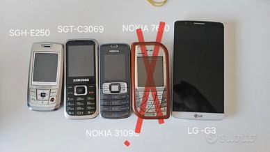 Lotto cellulari usati