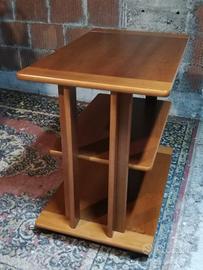 Mobile Carrello porta TV in legno ciliegio