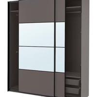 Armadio Ikea modello PAX marrone/nero