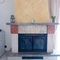 Termocamino con rivestimento