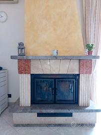 Termocamino con rivestimento