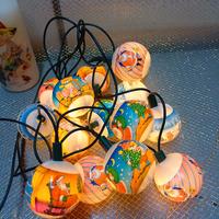 Luci albero Natale vintage palline