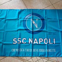 Bandiera grande SSC Napoli - NUOVA, confezionata.