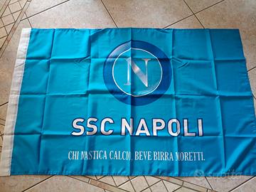Bandiera grande SSC Napoli - NUOVA, confezionata.