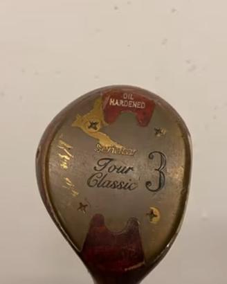 Mazza Driver da golf legno vintage Persimmon USA