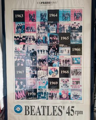 Beatles' 45 RPM - Poster