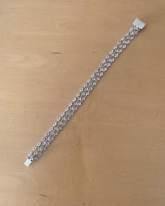 Bracciale oro bianco e brillanti