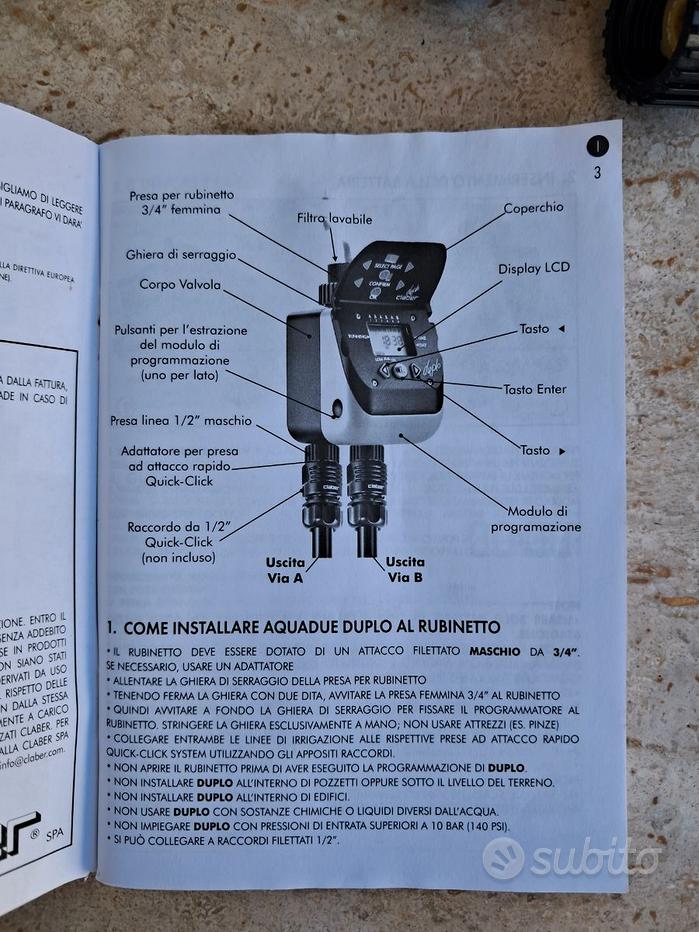 Programmatore irrigazione 2 vie - Prezzi e offerte usato 