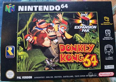 Donkey Kong 64 Nintendo 64 - PAL - CIB con E