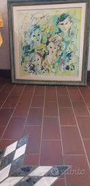 TRECCANI ERNESTO OLIO SU TELA 60X60