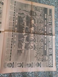 Gazzetta dello Sport Italia Campione mondo 1982