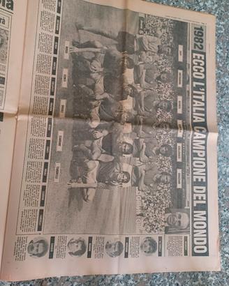 Gazzetta dello Sport Italia Campione mondo 1982