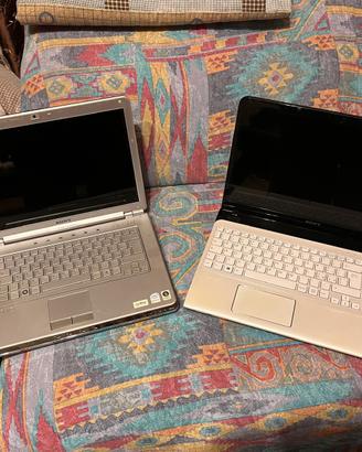 2 pc portatili sony vaio