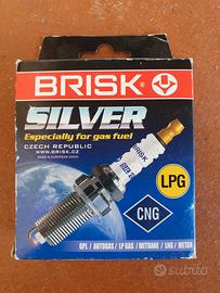 Candele auto BRISK silver per impianto gpl metano