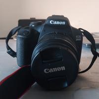 Canon  2000D + 18-55mm f 3.5-5.6 EFS + Batteria 