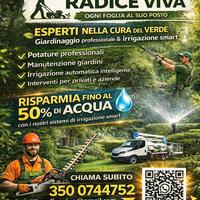 Giardiniere opere di giardinaggio