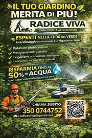 Giardiniere opere di giardinaggio