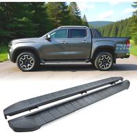 PEDANE LATERALI VOLKSWAGEN VW AMAROK 10- NERO