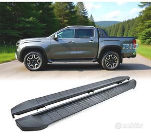 PEDANE LATERALI VOLKSWAGEN VW AMAROK 10- NERO