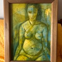 Opera quadro “NUDA” salone arti napoli unica copia