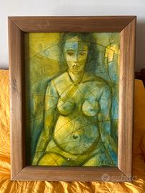 Opera quadro “NUDA” salone arti napoli unica copia