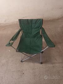 Sedia pieghevole da campeggio