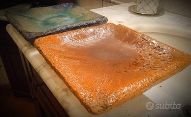 Design anni 60 coppia  porta cenere/svuotatasche