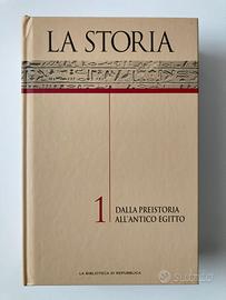 Libro La Storia vol 1 preistoria Egitto Repubblica