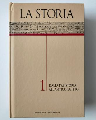 Libro La Storia vol 1 preistoria Egitto Repubblica