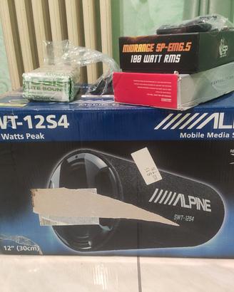 impianto stereo completo 