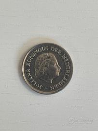 Moneta Paesi Bassi 25 cents - 1971