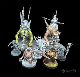 Nurgle Eroi Larvoidi Maggotkin Caos Warhammer AoS