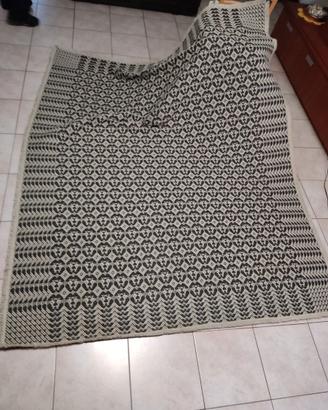 Tappeto sardo artigianale lana/cotone 180x220