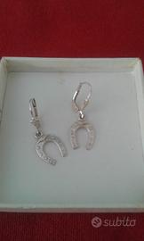 Orecchini Argento equitazione
