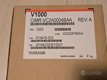 Inverter Yaskawa V1000 0.55kW 0.75kW