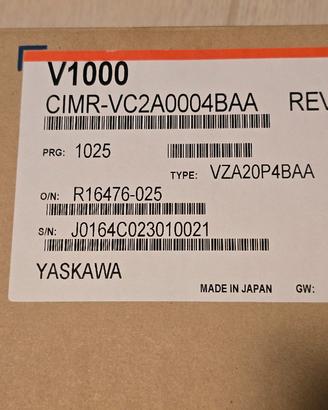 Inverter Yaskawa V1000 0.55kW 0.75kW