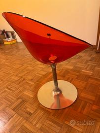 Poltrona girevole EroS Kartell