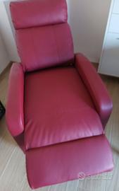 Poltrona Massaggiante in Pelle