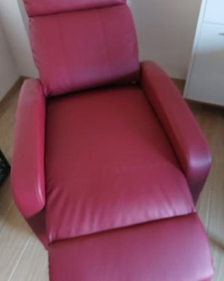 Poltrona Massaggiante in Pelle