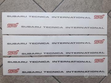 Adesivi Subaru Impreza Wrx Sti