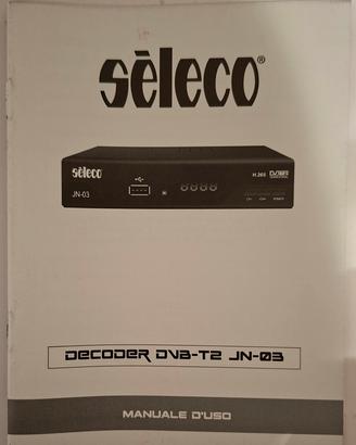 Decoder SELECO  DVB T2 JN-03