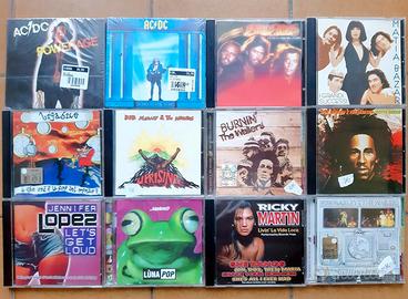 Selezione di 12 cd originali - Autori top