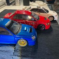 AUTOart 1:18   Mitsu 6 e 9  + subaru impreza WRC