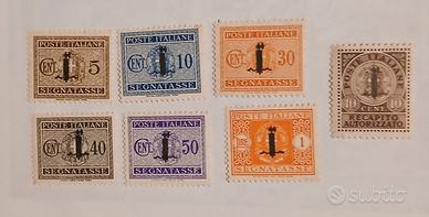 Republica sociale 1944- segnatasse con fascio 