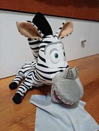 Peluche Marty originale Madagascar Dreamworks 