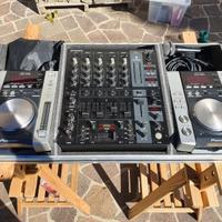 Consolle DJ completa Pioneer + Behringer