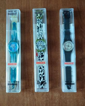 3 Swatch Swiss Art 1991 – Numbered Edition