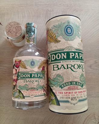 Bottiglia vuota Don Papa Baroko