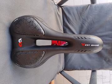 SELLA WEST BIKING CON TUBO SELLA AMMORTIZZATO.