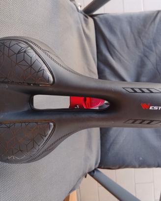SELLA WEST BIKING CON TUBO SELLA AMMORTIZZATO.